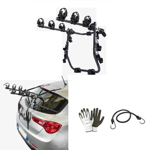 KOMPATIBEL MIT Ford Fiesta V 3-5P dal 02 al 08 deckt Scheinwerfer und Nummernschild ab FAHRRADTRÄGER...