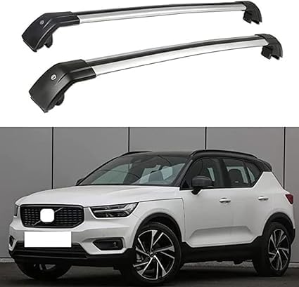 RenCehn Dachträger für Volvo XC40 2017-2021, Abschließbare Anti Diebstahl Auto Dachstangen.