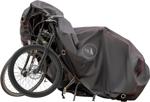 HikeMeister® Premium Qualität Fahrradabdeckung Wasserdicht 300D Oxford Abdeckungen Fahrradschutzhülle...