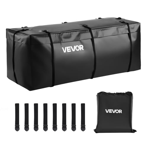 VEVOR Gepäckträgertasche für Anhängerkupplung aus wasserdichtes 840D-PVC (0,566 m³), Gepäcktasche...