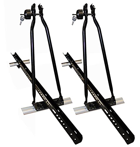 2X VDP Fahrradträger Dachfahrradträger + Dachträger VDP EVO Stahl kompatibel mit Opel Corsa E 3-5...