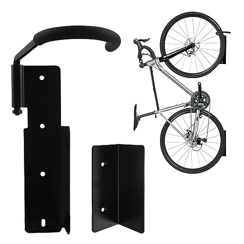 0cash Fahrradhalterung mit Drehgelenk – robuster Garagen-Fahrradträger, Wandhalterung für ein Muss in...