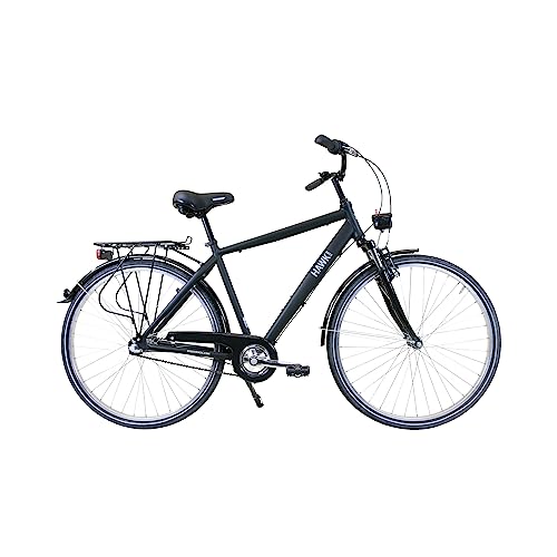 HAWK Citytrek Gent Premium Fahrrad Herren 28 Zoll I Leichtes Herren Fahrrad mit Aluminiumrahmen & 3-Gang...