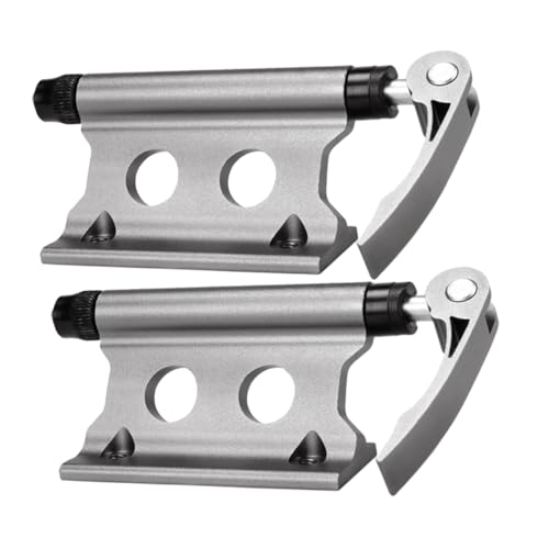 BESTonZON 2 Stück Fahrrad Gabelhalter Schnellspannhebel Stabile Frontgabelbefestigung für Sicheren...