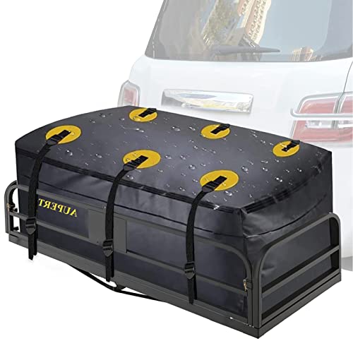 Auto Heckbox Gepäckträgertasche, 580 Liter (20 Kubikfuß) Faltbare dachbox mit 6 strapazierfähigen...