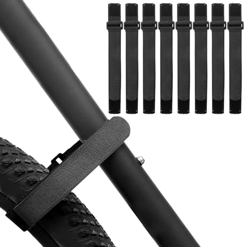 8 Stück Fahrradträgergurte Verstellbare Fahrrad Stabilisator Gurte Fahrrad Radstabilisator...
