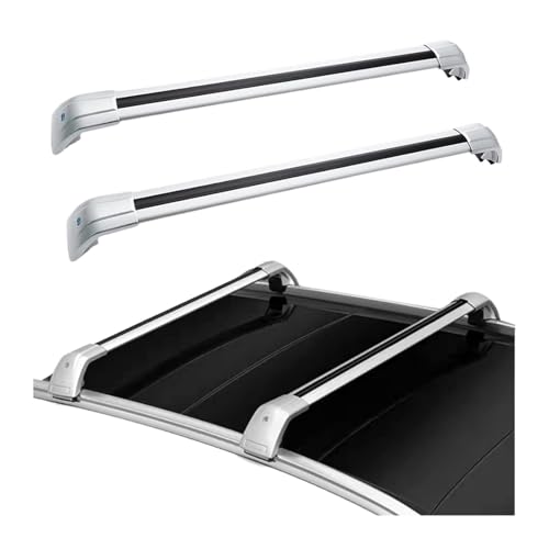 OZCCH Dachrelingträger-Querträger, Querträger, abschließbar, Aluminiumlegierung, 2 Stück,...