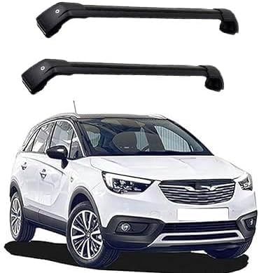 SSCOR Auto Dachgepäckträger Für OPEL Crossland X 5-dr SUV 2017+,Anti Rost Abschließbar Dachreling...