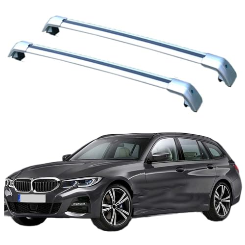 Auto Dachträger, für BMW 3-Serie Touring 5-dr Immobilien 2020+ Dachreling, Rack Gepäck Querträger...