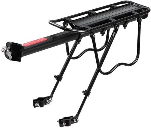 Mountainbike Gepäckträger, Universal-Fahrradgepäckträger aus Aluminiumlegierung für 24-29 Zoll...