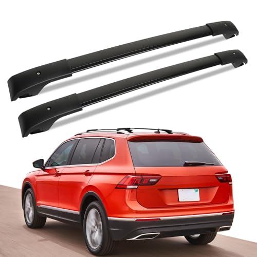 DRZTT Dachträger für Tiguan 2018-2023, Dachgepäckträger Fahrradträger Dachboxen Skihalter...