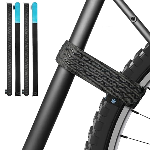 WATSABRO Fahrradträger Gurte, 4 Stück für Transport und Lagerung,Fahrradträger Zubehör,Griffige...