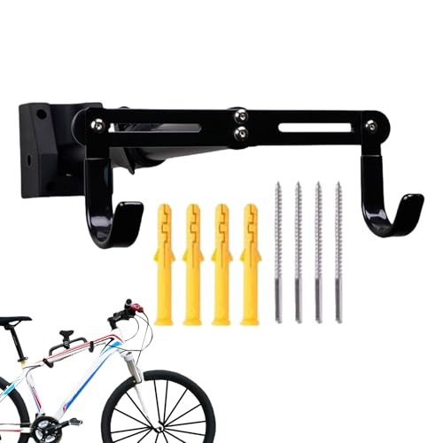 Wandhalterung Fahrradträger - Schwere vertikale Fahrradträger, schwarz pulverbeschichteter Stahl |...