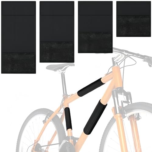 Kiuiom Fahrrad Rahmenschutz 4er, Transportschutz für Rahmen, Carbon Frame Protector für Thule,...