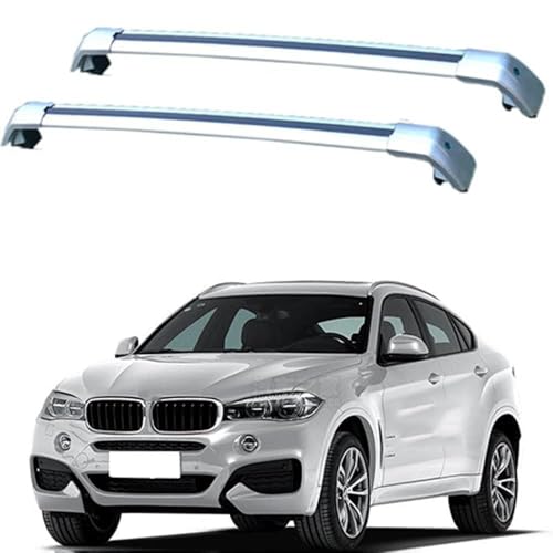 YRCTHEK 2 Stück Aluminium Dachträger Relingträger,Dachgepäckträger Alu Relingträger Kompatibel mit...