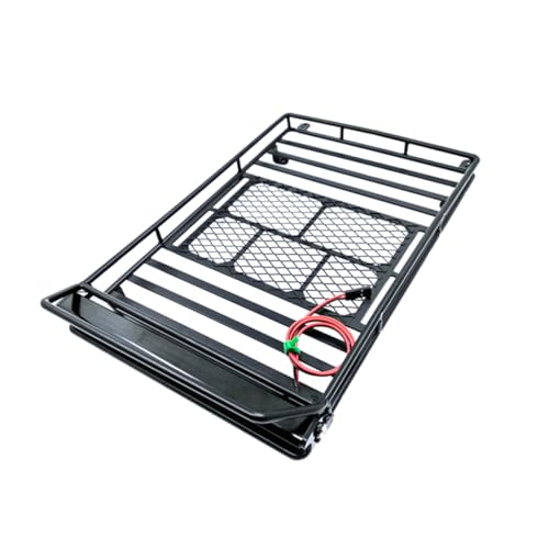 UTHCLO Rc Crawler Dachgepäckträger mit Licht Robuster Car Roof Storage Bracket Universeller...