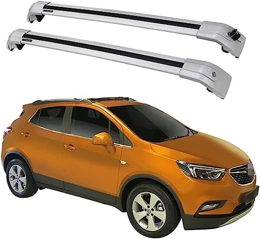 Dachreling Rack,Für Opel Vauxhall Mokka X SUV 2016-2022,Dachträger-Querstangen Anti-Rost...