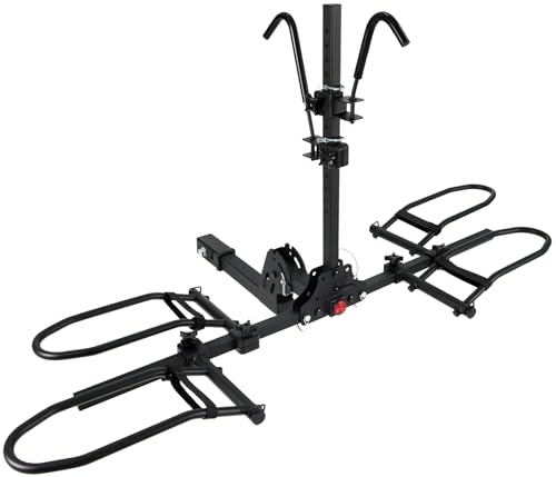 MEEVIZ Fahrradträger mit seitlicher Anti-Schwinghalterung für Standard-Fahrräder, dicke und...
