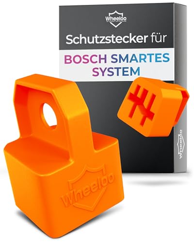 WHEELOO E-Bike Kontaktschutz Abdeckung für Bosch Powertube Smartes System I 2 Stk. I orange I eBike Akku...