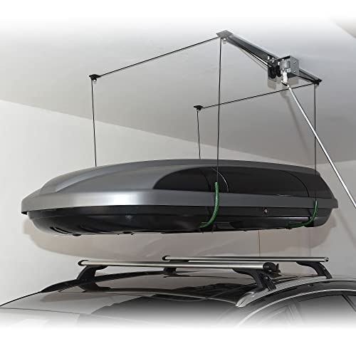 GEIGER ANTRIEBSTECHNIK Auto Kfz Dachboxenlift Dachboxlift Dachbox Dachboxen Deckenlift Garagenlift...