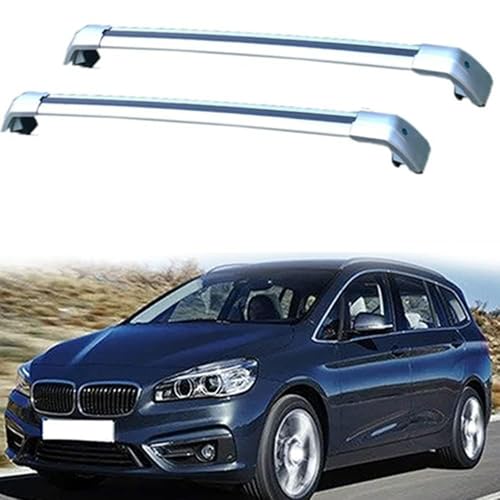 Auto Dachträger, für BMW 2-Series Gran Tourer 5-dr MPV 2015–2021 Dachreling, Rack Gepäck Querträger...