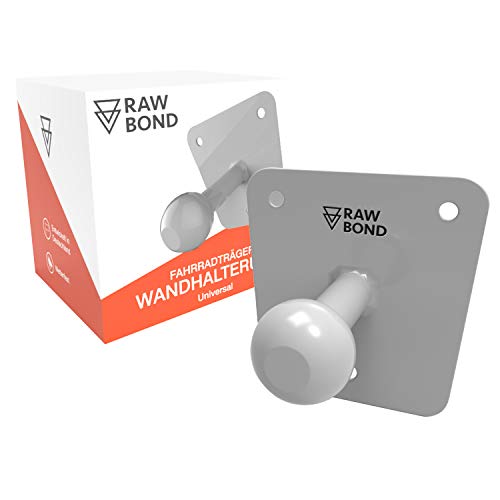 RAWBOND® Wandhalter für Fahrradträger | Inkl. Schrauben, U-Scheibe & Dübelsatz | Extra Lange...