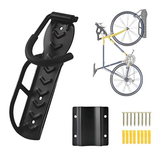 Fahrradträger Garage Wandhalterung, Vertikale Fahrradaufbewahrung, Fahrrad-Aufhänger, Haken für...