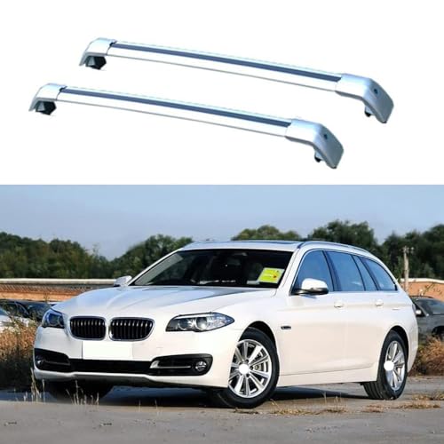 JUNYEW 2 Stück Aluminium Dachträger Relingträger für BMW 5er F11 Touring Estate...