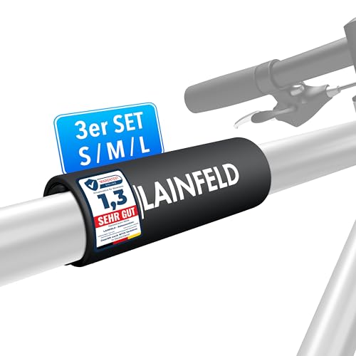 LAINFELD Fahrrad Rahmenschutz | 3er Set | Transportschutz passend für Thule Fahrradträger | Carbon...