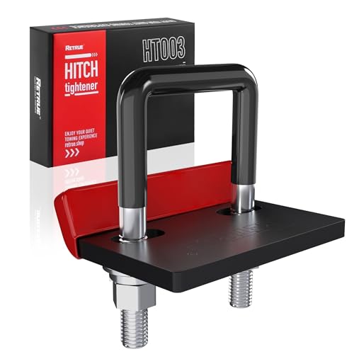 RETRUE Anhängerkupplungsspanner, Anhängerkupplungsstabilisator, robuste Anti-Rassel-Klemme für 3,2 cm...