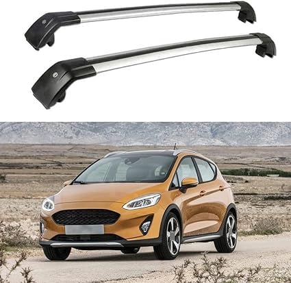 Dachträger Für Ford Fiesta Active Hatchback 2017-2019 2020 2021 2022 2023, Auto Dachreling Rack Gepäck...