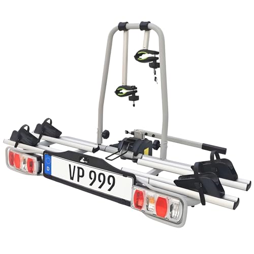 VDP eBike Fahrradträger Anhängerkupplung VP999 - E-Bike Kupplungsträger mit Quick-Lock - abklappbar,...