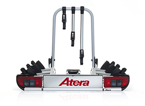 Atera 022601 PKW Fahrradträger Strada DL 3 Auto-Kupplungsträger mit Rückleuchten - für 3 Fahrräder