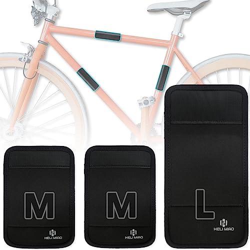 HELI MIAO 3er Set für Rahmenschutz Fahrrad, Carbon Rahmen Schutz, Neopren Schutzhülle für...