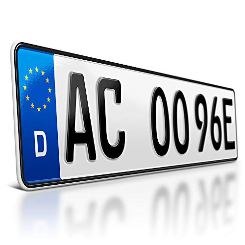 schildEVO 1 E-Kennzeichen | OFFIZIELL amtliche Nummernschilder | Elektroauto & Hybrid Auto |...