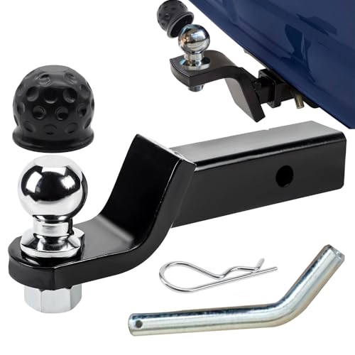 Anhängerkupplung Adapter für Us-Fahrzeuge,2 Zoll/50 mm Anhänger Kugelhalterung,Kupplungskugel...