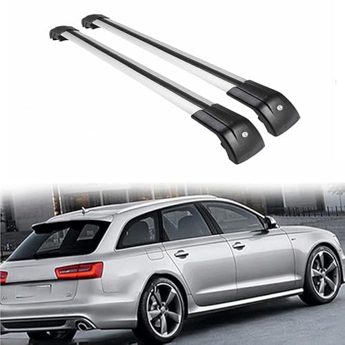 WBWJYAI (1 Paar) Dachgepäckträger Dachträger für Audi A6 Avant 4G5, 4GD, C7 2011-2018 -Aluminium,Q