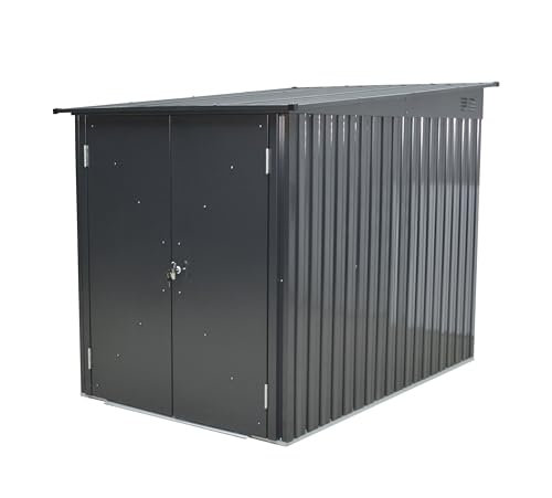 tepro Metallgerätebox Fahrradbox Bike & More Midi,anthrazit,Maße: 142x197x157cm