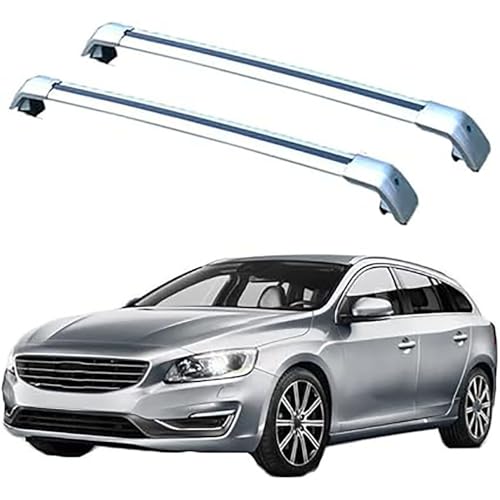 Nsnqb Auto DachträGer Crossbar für Volvo V60 155 157 225 2010-2018, Dachgepäckträger Dachträger...