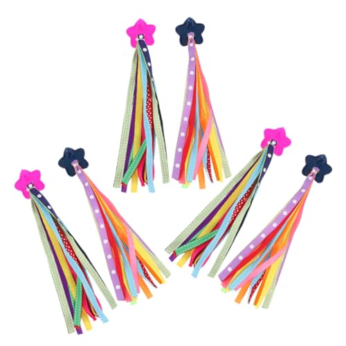 ibasenice 3 Paare Farbenfrohe Streamer zubehör für kinderfahrräder trimmfahrrad Streamer für...