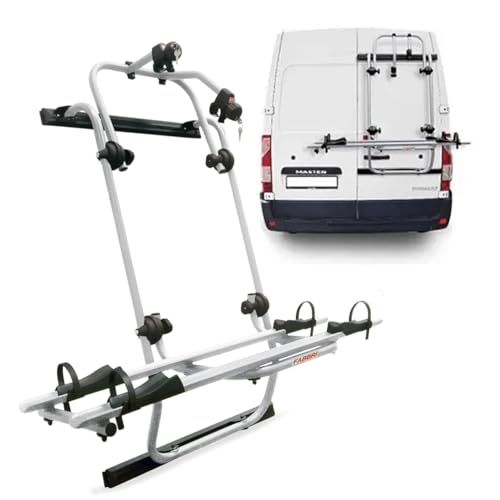 Heck-Fahrradträger für Van und Wohnmobil, kompakt mit Master von 2012 bis 2023 (Aluminium)