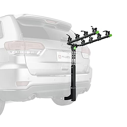 Allen Sports Deluxe Gepäckträger für 4 Fahrräder, für 2 Zoll Anhängerkupplung, Modell ZN540,...