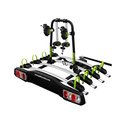 GO BIKER Fahrradträger für 2 und 4 Elektrofahrräder und Standardfahrräder - Kapazität 60 kg -...
