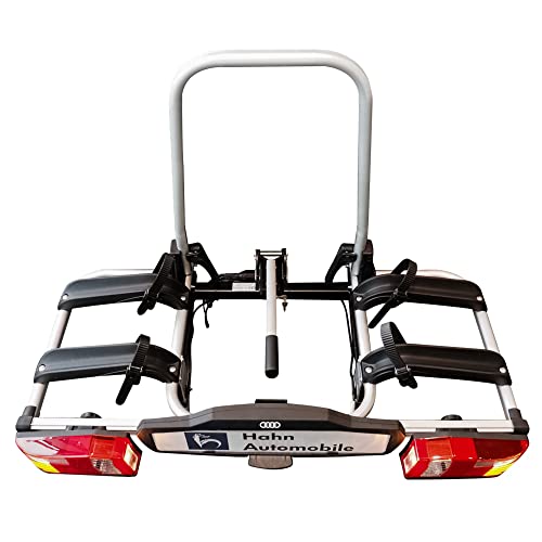 Original Audi Fahrradträger inkl. Wunschkennzeichen 4K0071105 Anhängervorrichtung für Zwei Fahrräder,...