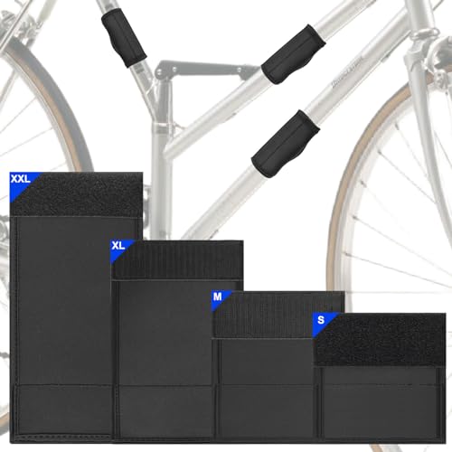 Fahrrad Rahmenschutz 4er Set, Fahrrad Rahmenschutz Kettenschutz Fahrrad, Carbon Rahmen Schutz,...