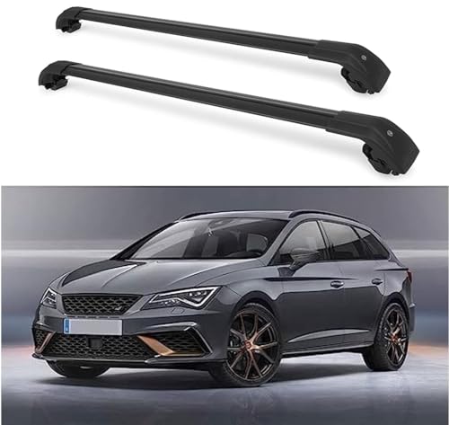 YIANKWY Dachgepäckträger Dachträger für Seat Leon ST 5 Door Estate 2017 2018 2019 2020-2021...