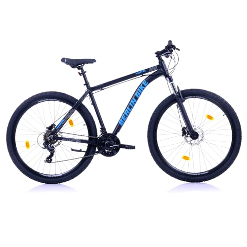 BERLIN BIKE Mountainbike MTB1 – mit komplettem Shimano Set - 21 Gang Shimano FD-TZ500/RD-TY300D, Dacron...