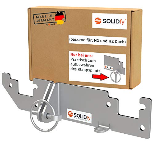 SOLIDfy® - Hecktürverriegelung H1 / H2 Dach Einbruchschutz Hecktür Prick Stop Sicherung für Ducato,...