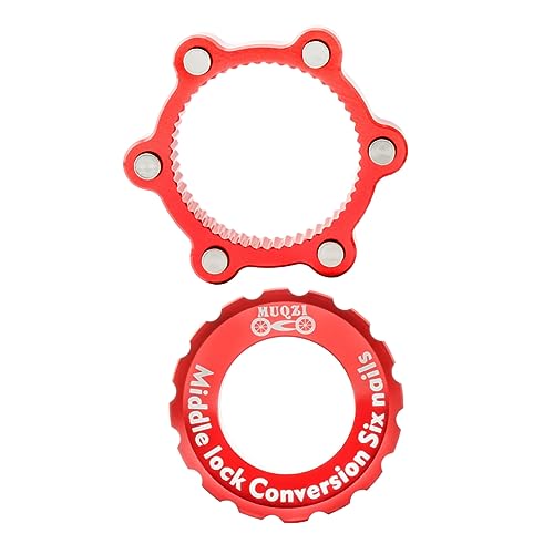 UKCOCO Sechs Nagelscheibe Scheibenbremsrotor Adapter Schlüssel Bremse Fahrrad Naben Disc Adapter...