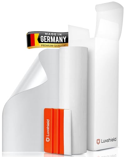 Luxshield Lackschutzfolie 15x100cm für Auto, Motorrad, Bike - Schutzfolie transparent glänzend,...